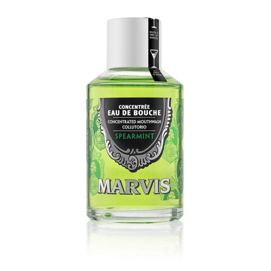 Marvis Gesicht | Spearmint Mundwasser-Konzentrat