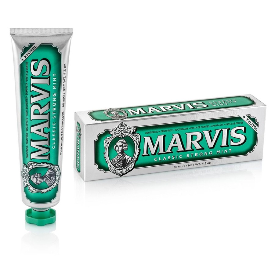 Marvis Gesicht | Classic Strong Mint Zahnpasta